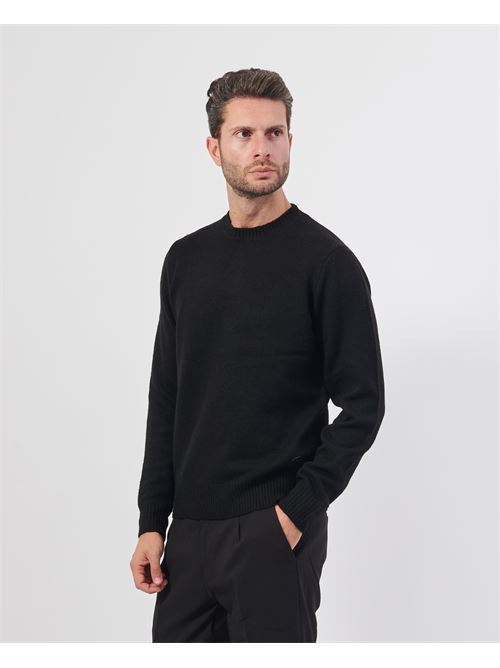 Pull homme Urban Ring en laine m?lang?e URBAN RING | UR710025NERO